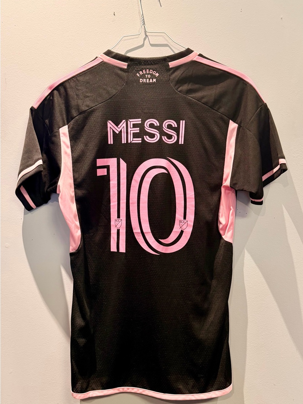 adidas Messi #10 Soccer Jersey - Black & Pink